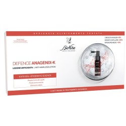 confezione di Bionike Defence Anagenix K Lozione Anti Caduta 6 Flaconcini da 15ml confezione di Bionike Defence Anagenix K Lozione Anti Caduta 6 Flaconcini da 15ml