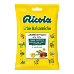Formato di Ricola Caramelle Erbe Balsamiche senza zucchero per Gola e Alito Fresco 70g Formato di Ricola Caramelle Erbe Balsamiche senza zucchero per Gola e Alito Fresco 70g