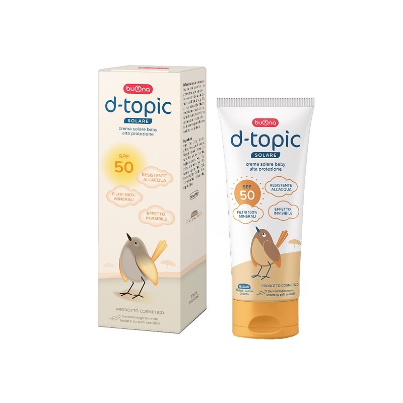 Dtopic Solare Bambini crema solare alta protezione per pelle sensibile 100ml