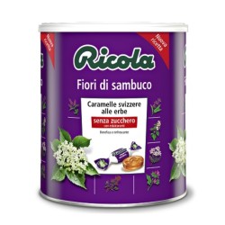 Formato di Ricola Caramelle Fiori di Sambuco senza zucchero per Gola e Alito Fresco 1 kg Formato di Ricola Caramelle Fiori di Sambuco senza zucchero per Gola e Alito Fresco 1 kg