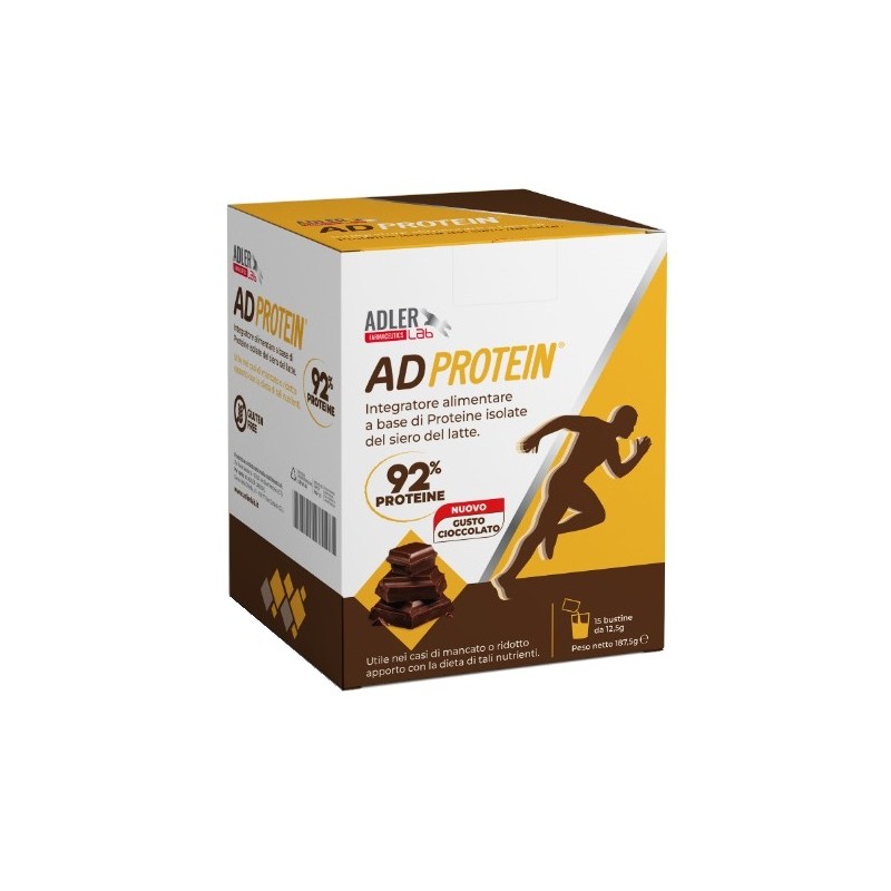 Adprotein Cioccolato Integratore per Sportivi 15 Bustine Adprotein Cioccolato Integratore per Sportivi 15 Bustine