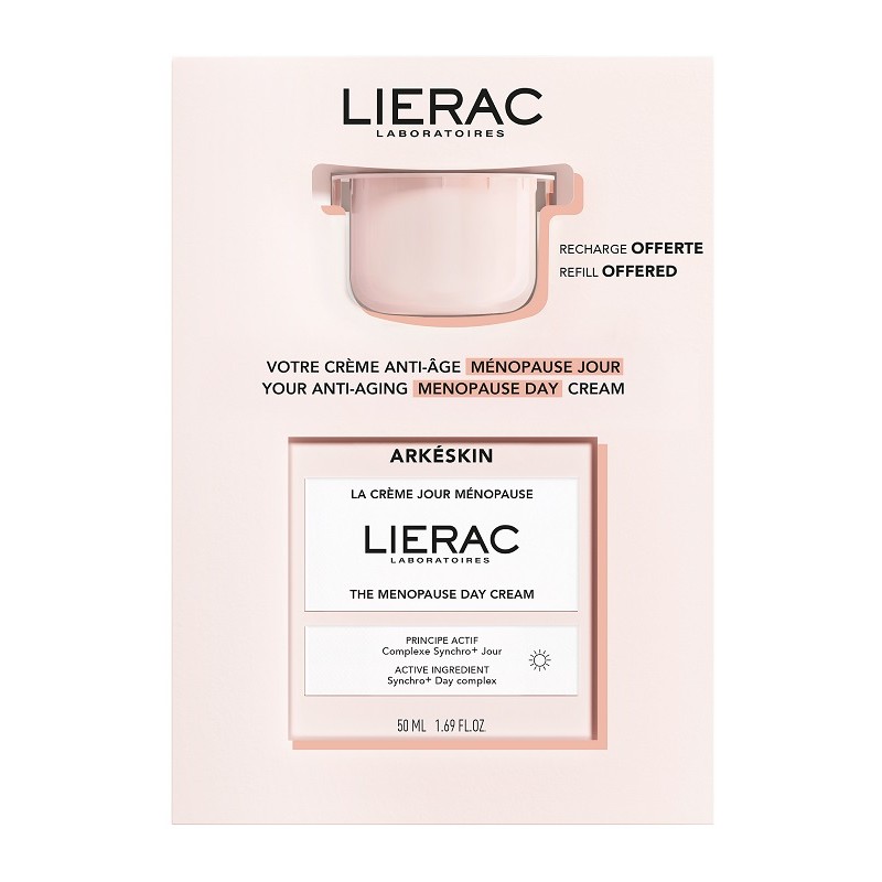 Arkeskin Coffret Crema Giorno per Pelle in Menopausa con Ricarica 2x50ml
