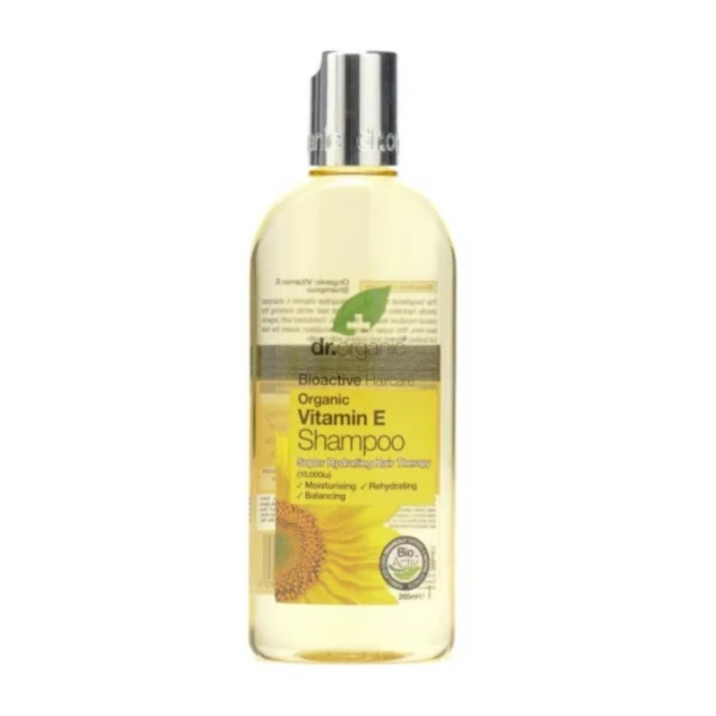 Formato di Optima Naturals Dr Organic Vitamina E Shampoo per Capelli Deboli 265ml Formato di Optima Naturals Dr Organic Vitamina E Shampoo per Capelli Deboli 265ml