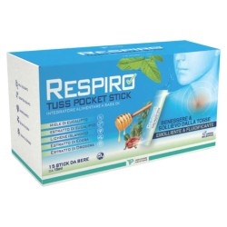 Formato di Respiro Tuss Pocket Integratore per Sollievo dalla Tosse 15 Stick da Bere Formato di Respiro Tuss Pocket Integratore per Sollievo dalla Tosse 15 Stick da Bere