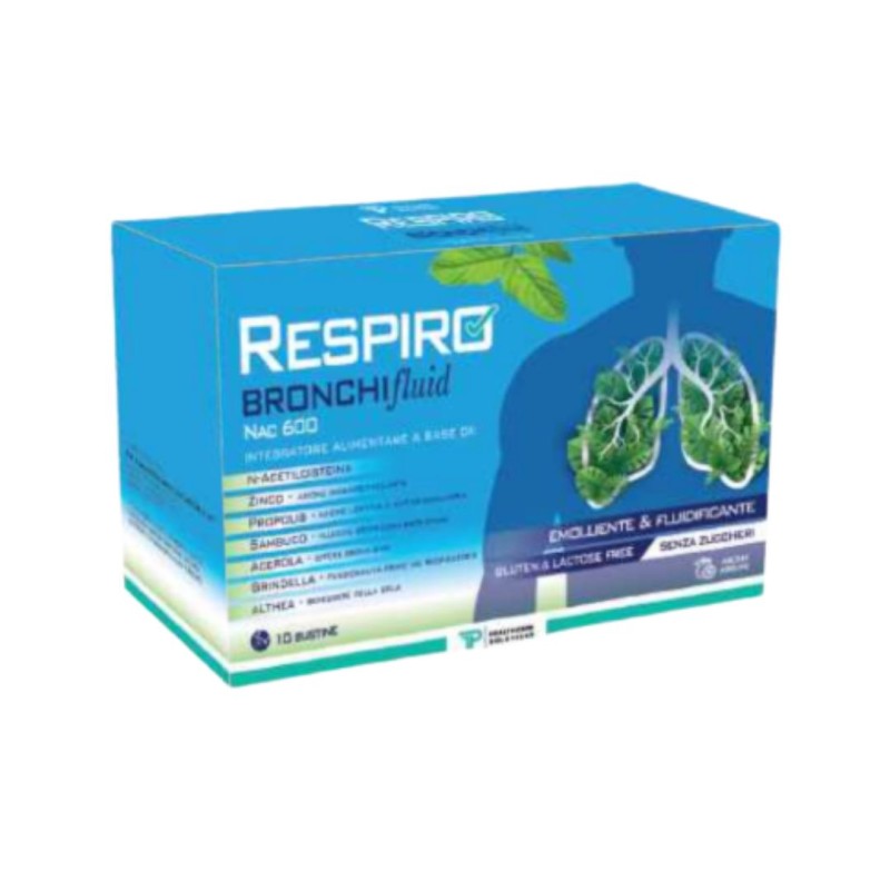Formato di Bronchifluid Nac 600 Integratore Alimentare per il Benessere delle Vie Respiratorie 10 Bustine Formato di Bronchifluid Nac 600 Integratore Alimentare per il Benessere delle Vie Respiratorie 10 Bustine