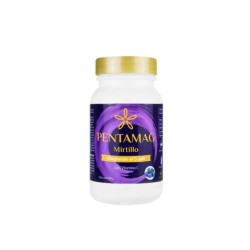 Dettaglio del packaging di PentaMag Integratore Magnesio Puro e Mirtillo per Benessere Muscolare e Energia 30 Bustine Orosolubil Dettaglio del packaging di PentaMag Integratore Magnesio Puro e Mirtillo per Benessere Muscolare e Energia 30 Bustine Orosolubil