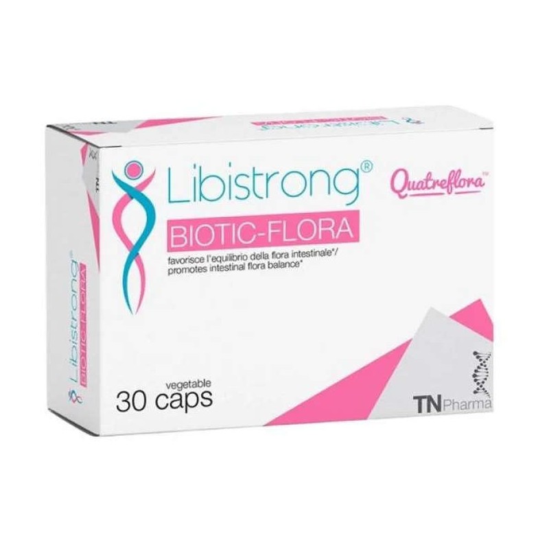 Foto esplicativa di Tsunami Lubistrong Biotic Flora integratore per benessere vaginale 30 capsule