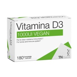 Presentazione grafica di Tsunami Vitamina D3 1000UI Vegan per Ossa e Sistema Immunitario 180 Tavolette Presentazione grafica di Tsunami Vitamina D3 1000UI Vegan per Ossa e Sistema Immunitario 180 Tavolette