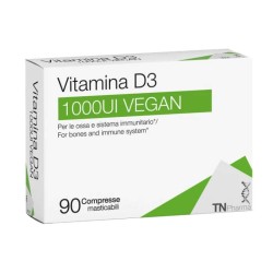 Confezione sigillata di Tsunami Vitamina D3 1000UI Vegan per Ossa e Immunità 90 Tavolette Confezione sigillata di Tsunami Vitamina D3 1000UI Vegan per Ossa e Immunità 90 Tavolette