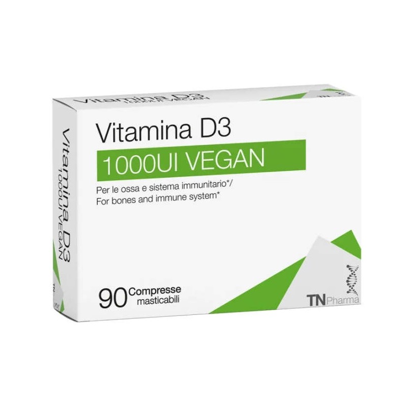 Confezione sigillata di Tsunami Vitamina D3 1000UI Vegan per Ossa e Immunità 90 Tavolette Confezione sigillata di Tsunami Vitamina D3 1000UI Vegan per Ossa e Immunità 90 Tavolette