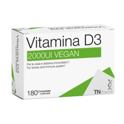 Pack ufficiale del prodotto Tsunami Vitamina D3 2000UI Vegan per Ossa e Immunità 180 Tavolette Pack ufficiale del prodotto Tsunami Vitamina D3 2000UI Vegan per Ossa e Immunità 180 Tavolette