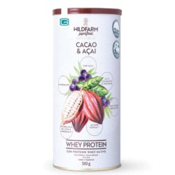 Vista del prodotto: Wildfarm Whey Protein Cacao & Acai Proteine in Polvere per Recupero Muscolare 510 g Vista del prodotto: Wildfarm Whey Protein Cacao & Acai Proteine in Polvere per Recupero Muscolare 510 g