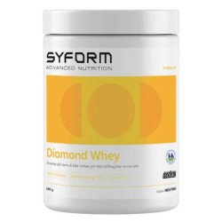 Packaging del prodotto Syform Diamond Whey integratore proteico neutro per recupero muscolare 240 g Packaging del prodotto Syform Diamond Whey integratore proteico neutro per recupero muscolare 240 g