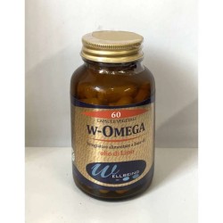 Immagine reale di Wellbeing W Omega Integratore Metabolismo dei Lipidi 60 Capsule per Equilibrio Lipidico