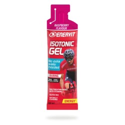 Pack ufficiale del prodotto Enervit Sport Isotonic Gel energetico Gusto Lampone per Energia Immediata 60ml