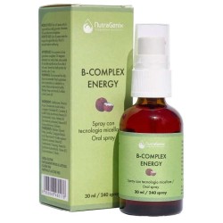 Foto ravvicinata di Nutragenix B Complex Energy integratore per energia e supporto psicologico spray 30ml Foto ravvicinata di Nutragenix B Complex Energy integratore per energia e supporto psicologico spray 30ml