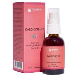Confezione commerciale diNutragenix Cardiogenix per Benessere del Cuore Spray Sublinguale 30ml Confezione commerciale diNutragenix Cardiogenix per Benessere del Cuore Spray Sublinguale 30ml