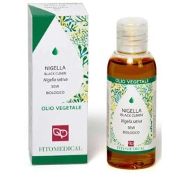 Confezione sigillata di Fitomedical Olio di Nigella Bio per Pelle, Capelli e Massaggi 50ml Confezione sigillata di Fitomedical Olio di Nigella Bio per Pelle, Capelli e Massaggi 50ml