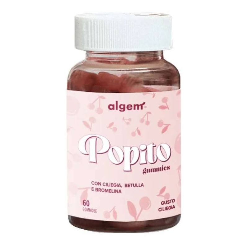 Confezione sigillata di Algem Natura Popito Gummies contro ritenzione idrica e cellulite 60 gommose Confezione sigillata di Algem Natura Popito Gummies contro ritenzione idrica e cellulite 60 gommose