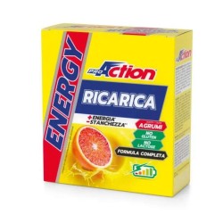Scatola originale del prodotto Proaction Energy Ricarica Energizzante per Recupero Muscolare 10 Buste da 10 g Scatola originale del prodotto Proaction Energy Ricarica Energizzante per Recupero Muscolare 10 Buste da 10 g