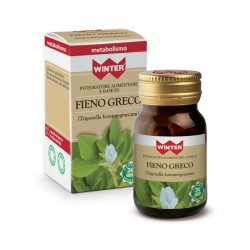 Confezione commerciale diWinter Fieno Greco Integratore Colesterolo per Metabolismo e Colesterolo 30 Capsule Vegetali