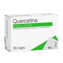 Dettaglio del packaging di Tsunami Quercetina Integratore Antiossidante per Difese Immunitarie e Benessere Cardiovascolare 30 Ca