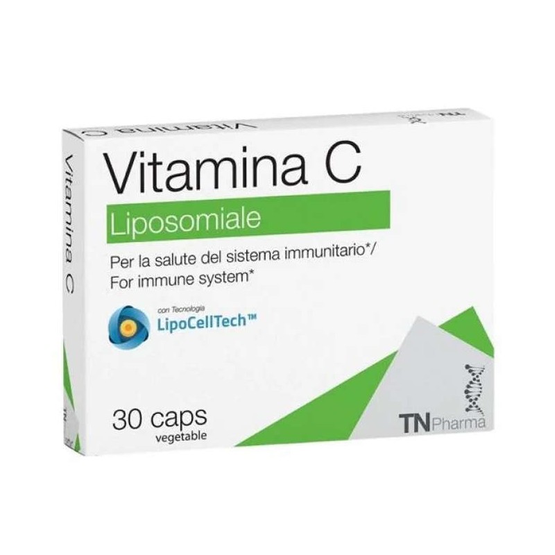 Primo piano di Tsunami Vitamina C Liposomiale integratore antiossidante per difese immunitarie 30 capsule