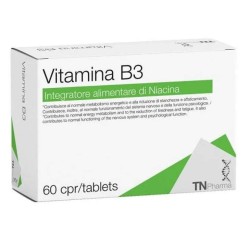 Immagine reale di Tsunami Vitamina B3 Integratore Energetico per Metabolismo e Vitalità 60 Compresse Immagine reale di Tsunami Vitamina B3 Integratore Energetico per Metabolismo e Vitalità 60 Compresse