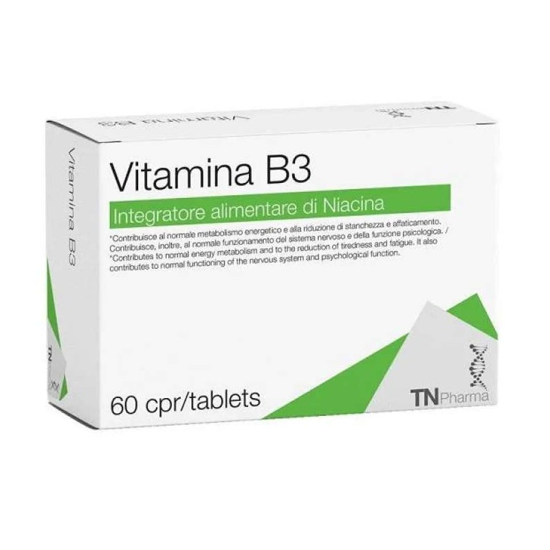 Immagine reale di Tsunami Vitamina B3 Integratore Energetico per Metabolismo e Vitalità 60 Compresse Immagine reale di Tsunami Vitamina B3 Integratore Energetico per Metabolismo e Vitalità 60 Compresse