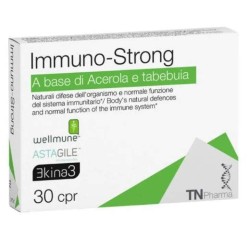 Scatola integra del prodotto Tsunami Immuno Strong integratore per difese immunitarie 30 compresse