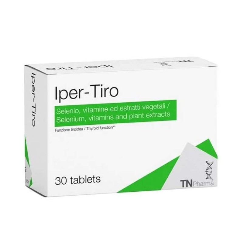 Foto esplicativa di Tsunami Iper Tiro Integratore per Ipertiroidismo, supporto tiroide, 30 compresse Foto esplicativa di Tsunami Iper Tiro Integratore per Ipertiroidismo, supporto tiroide, 30 compresse