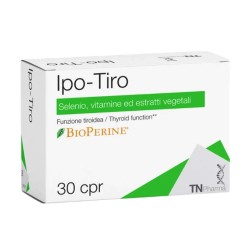 Packaging del prodotto Tsunami Nutrition Ipo Tiro integratore per funzione tiroidea 30 compresse Packaging del prodotto Tsunami Nutrition Ipo Tiro integratore per funzione tiroidea 30 compresse