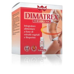 Confezione sigillata di Winter Dimatrex Termogenic integratore dimagrante per metabolismo e perdita peso 24 flaconcini