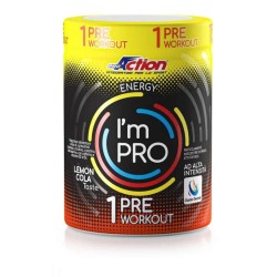 Foto illustrativa del packaging di ProAction I'm Pro Pre Workout per Energia e Performance 300 g Foto illustrativa del packaging di ProAction I'm Pro Pre Workout per Energia e Performance 300 g