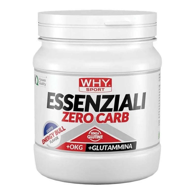 Confezione sigillata di Whysport Essenziali Zero Carb Energy Bull Aminoacidi Essenziali e Vitamina B6 per Energia e Recupero 240