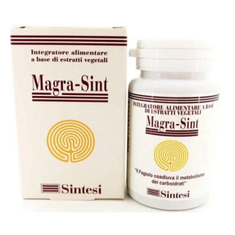Pack ufficiale del prodotto Magra-Sint Integratore Dimagrante per Controllo del Peso 60 Compresse