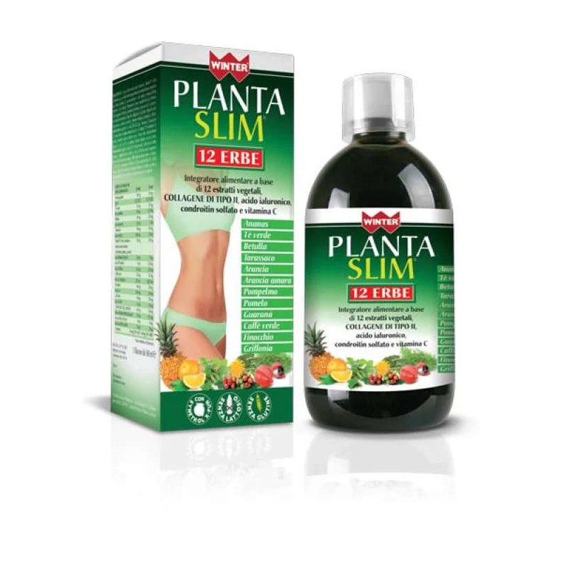 Scatola integra del prodotto Winter Planta Slim 12 Erbe integratore drenante per depurazione e ritenzione idrica flacone 500ml Scatola integra del prodotto Winter Planta Slim 12 Erbe integratore drenante per depurazione e ritenzione idrica flacone 500ml