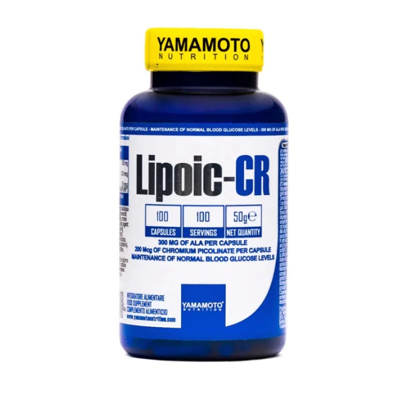 Packaging del prodotto Yamamoto Nutrition Lipoic CR per Metabolismo Energetico e Antiossidante 100 Capsule Packaging del prodotto Yamamoto Nutrition Lipoic CR per Metabolismo Energetico e Antiossidante 100 Capsule