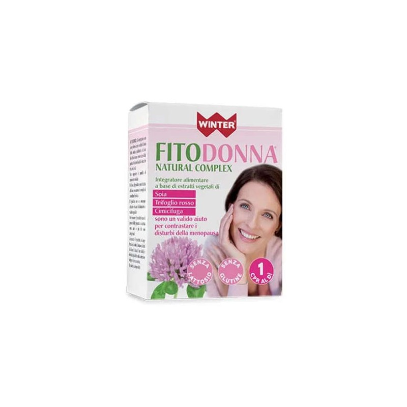 Visualizzazione chiara di Winter Fitodonna Natural Complex integratore menopausa benessere donna 30 compresse Visualizzazione chiara di Winter Fitodonna Natural Complex integratore menopausa benessere donna 30 compresse