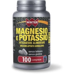 Foto illustrativa del packaging di Winter Magnesio e Potassio Integratore contro stanchezza 100 compresse