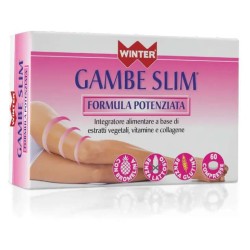 Presentazione grafica di Winter Gambe Slim Integratore Drenante per Drenaggio e Gambe Leggere 30 Compresse