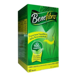 confezione di Benefibra Integratore di Fibra Vegetale per Regolarità Intestinale 12 Bustine confezione di Benefibra Integratore di Fibra Vegetale per Regolarità Intestinale 12 Bustine