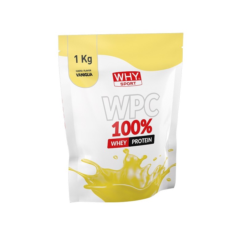 Packaging del prodotto Whysport Wpc 100% Whey Protein Vaniglia per Recupero Muscolare 1 Kg Packaging del prodotto Whysport Wpc 100% Whey Protein Vaniglia per Recupero Muscolare 1 Kg