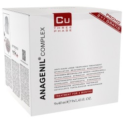 Foto ravvicinata di Vpa Cu123 Anagenil Complex trattamento crescita capelli 9x40 ml per rinforzare e stimolare la crescita Foto ravvicinata di Vpa Cu123 Anagenil Complex trattamento crescita capelli 9x40 ml per rinforzare e stimolare la crescita