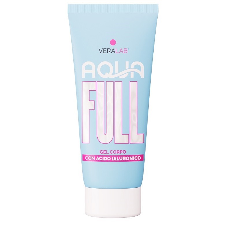 Immagine reale di Veralab Acquafull Corpo gel idratante con acido ialuronico per pelle morbida e luminosa 200 ml Immagine reale di Veralab Acquafull Corpo gel idratante con acido ialuronico per pelle morbida e luminosa 200 ml