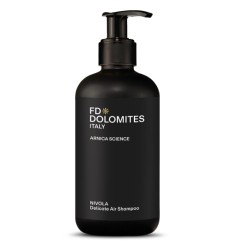 Scatola originale del prodotto Fd Dolomites Nivola Delicate Air Shampoo per Capelli Sensibili 300 ml Scatola originale del prodotto Fd Dolomites Nivola Delicate Air Shampoo per Capelli Sensibili 300 ml