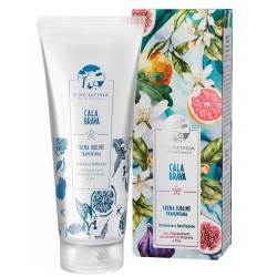 Dettaglio del packaging di Exenthia Mediterranea Cala Brava Crema Sublime idratante corpo 200 ml Dettaglio del packaging di Exenthia Mediterranea Cala Brava Crema Sublime idratante corpo 200 ml