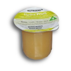 Confezione commerciale diHydra'fruit Zuccherata Livello 4 Multifrutti per Idratazione e Disfagia 24 x 125g Confezione commerciale diHydra'fruit Zuccherata Livello 4 Multifrutti per Idratazione e Disfagia 24 x 125g
