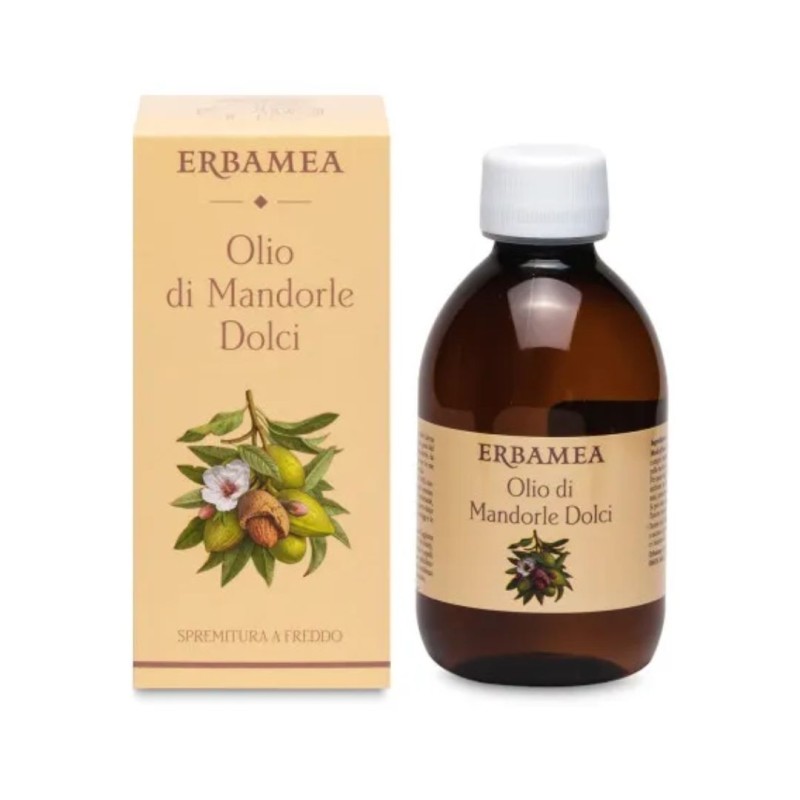 Formato di Erbamea Olio di Mandorle Dolci Puro al 100% 250 ml Formato di Erbamea Olio di Mandorle Dolci Puro al 100% 250 ml