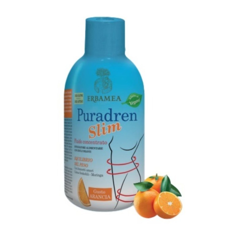 Formato di Erbamea Puradren Slim Integratore Drenante da Bere Gusto Arancia 500 ml Formato di Erbamea Puradren Slim Integratore Drenante da Bere Gusto Arancia 500 ml